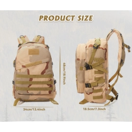 Large Military Tactical Backpack for Army 3-Day Assault，Men's Military Backpacks Army Assault Emergency Backpack Hiking Backpack