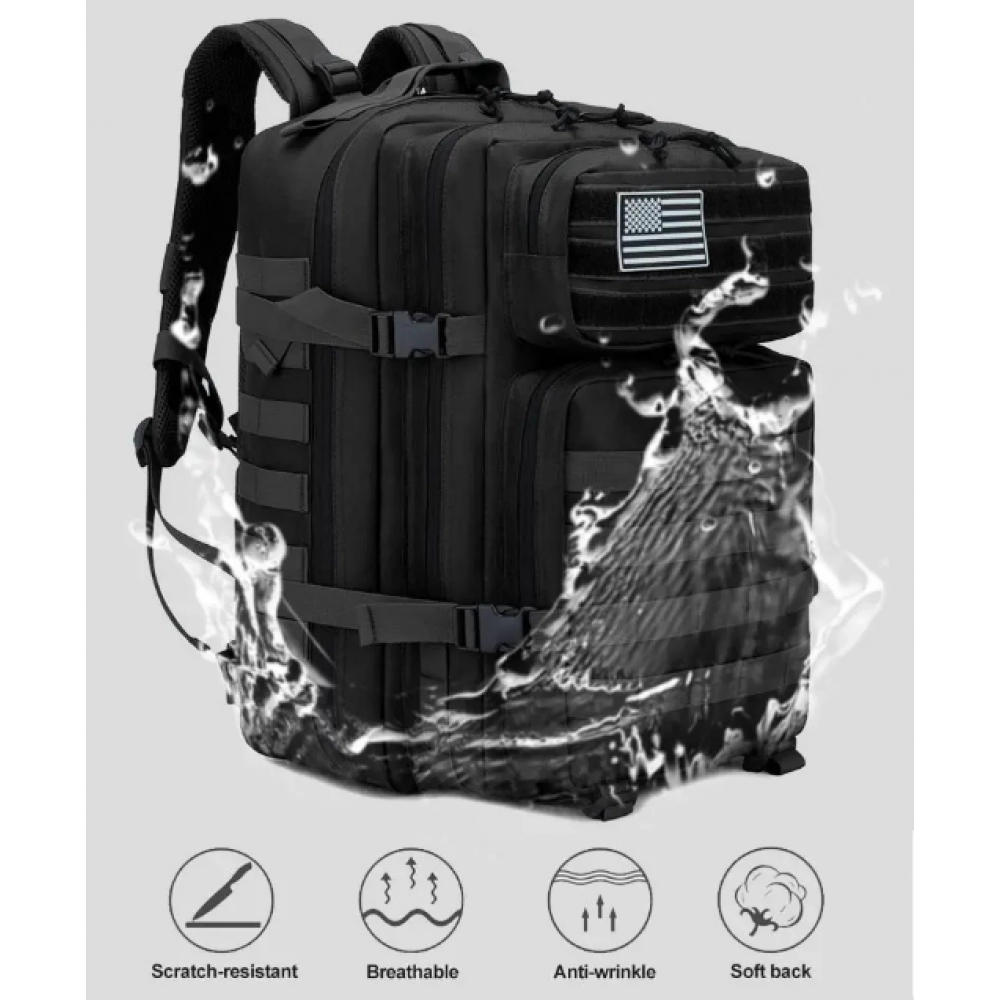 Outdoor Sports Multi-functional Bags50L Tactical Backpack Men's Travel Large Capacity Rucksacks Men Waterproof