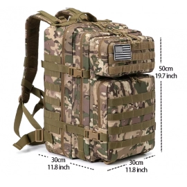 QT&QY 45L Tactical Backpack For Men Molle 3 day survival Backpack Hunting Camping Hiking GYM Rucksack Survival Bug Out Bag