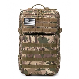 QT&QY 45L Tactical Backpack For Men Molle 3 day survival Backpack Hunting Camping Hiking GYM Rucksack Survival Bug Out Bag