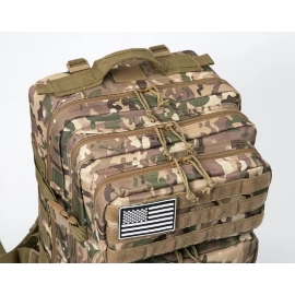 QT&QY 45L Tactical Backpack For Men Molle 3 day survival Backpack Hunting Camping Hiking GYM Rucksack Survival Bug Out Bag