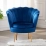 Living Room Chair with Golden Metal Legs, Retro Leisure Velvet Single Sofa, Mid Century Upholstered Accent Living Room Chair
