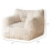 Sherpa Bean Bag Chair, Boucle Tufted Bean Bag Couch, Living Room Bean Bag Chair for Adults Kids, Teddy Lazy Sofa Accent