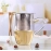 Double Handles Tea Infuser With Lid Stainless Steel Fine Mesh Coffee Filter Teapot Cup Hanging Loose Leaf Tea Leak Strainer