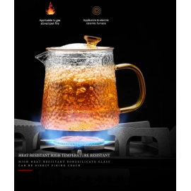 High quality Heat Resistant Glass Tea pot Chinese teaware kung fu Tea Set Puer Kettle Coffee Glass pot Convenient Office TeaPot